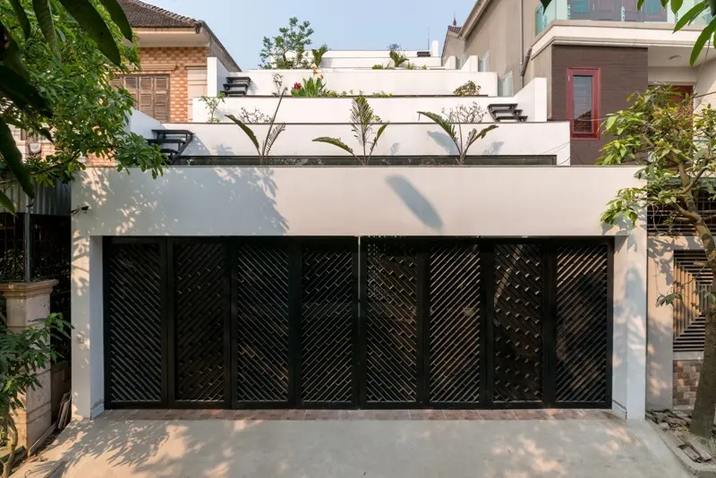 Tổ ấm Ruộng với chín bậc thang ở mặt tiền ở Hà Tĩnh
