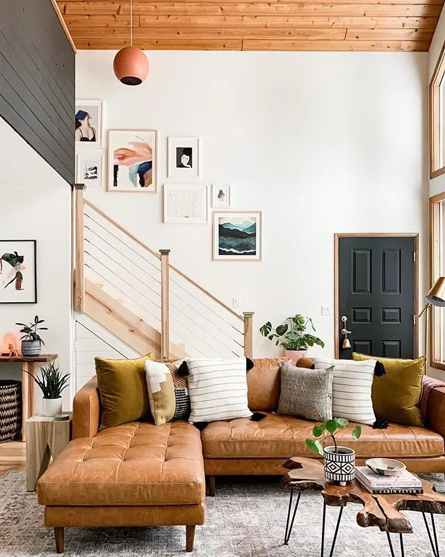 Khoảng mở rộng của sofa da này giúp bạn ngủ một cách thoải mái