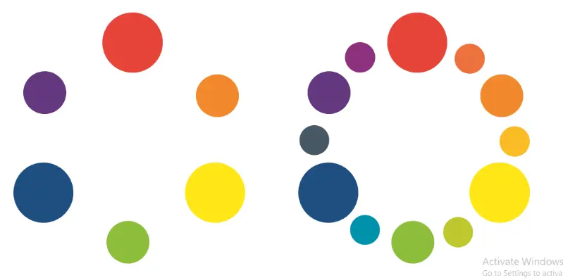 Bảng hướng dẫn pha màu căn bản trong sách Let’s Colour Learning