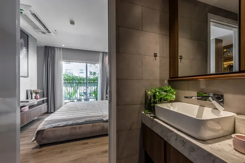 Các di dời nhà vệ sinh của KTS vẫn đảm bảo tính thẩm mỹ và tiện lợi cho thành viên