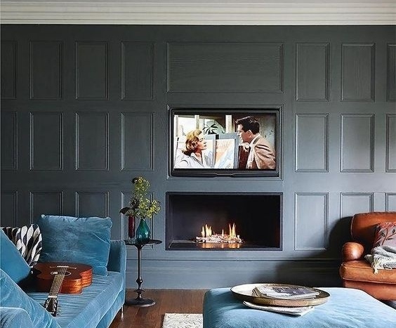 Mẫu tường hình học đẹp hết ý, càng nhìn càng thích mắt