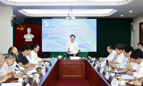 Phó Thủ tướng Trịnh Đình Dũng chủ trì buổi làm việc về Chiến lược Phát triển vật liệu xây dựng Việt Nam thời kỳ 2021 – 2030, định hướng đến năm 2050