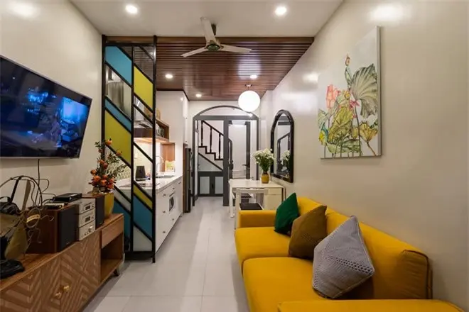 Cải tạo nhà phố cổ trong ngõ hẹp thành không gian hiện đại