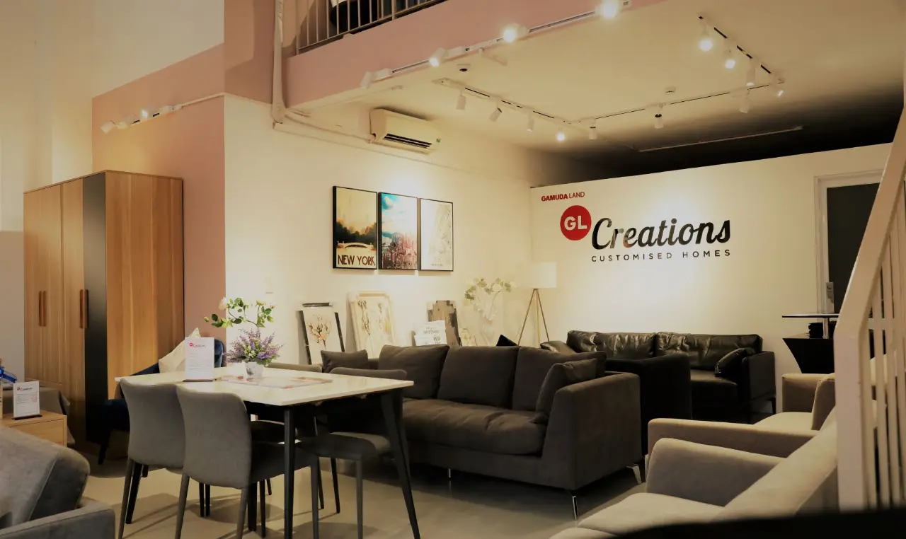 Nội thất sang trọng bên trong showroom GL Creations