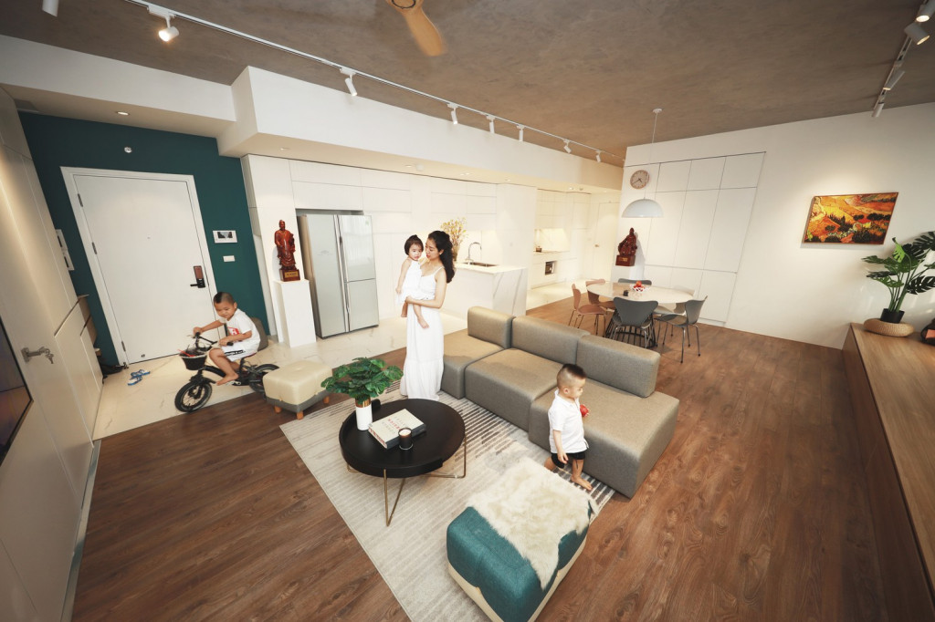 Căn hộ chung cư có khu vui chơi cho trẻ