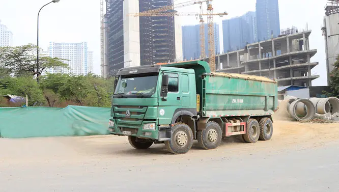 Ngăn bụi bẩn từ công trường xây dựng