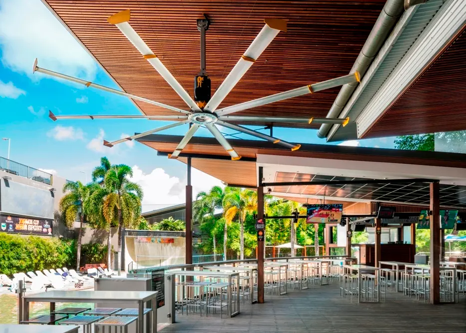 Ứng dụng quạt trần công nghiệp HVLS trong công trình xanh