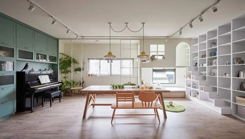 Ngôi nhà rộng 138m2 được đôi vợ chồng trẻ bố trí tự nhiên, cởi mở và thoáng mát