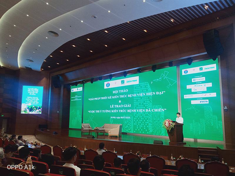 Giải pháp thiết kế kiến trúc bệnh viện hiện đại