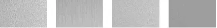 TCM Dull, SCM Hairline, SCM Dull, ZCM Pre-weathered Gray