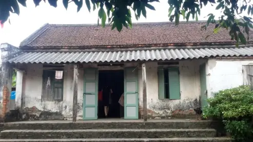 Nhà ở dạng gian thò, gian thụt phổ biến ở vùng ĐBSH