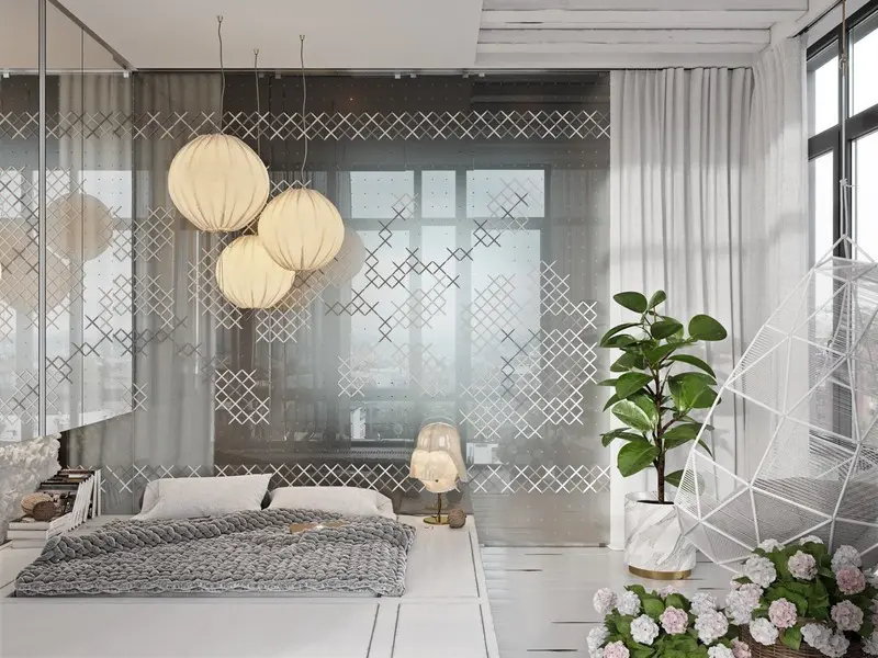 Phòng ngủ nghệ thuật kích thích khả năng sáng tạo