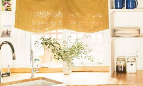 8 ý tưởng decor rèm cửa đẹp giúp căn bếp sáng bừng và thanh thoát