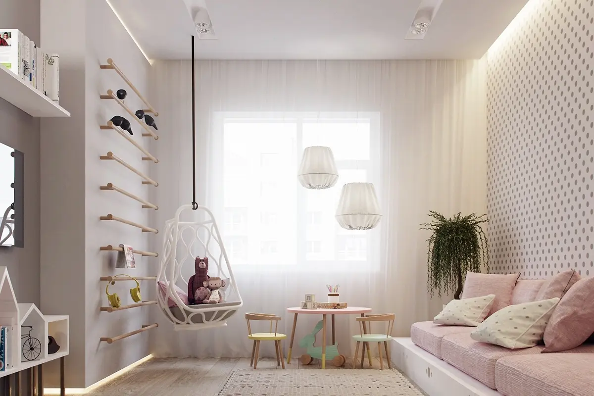 Những mẫu phòng ngủ màu hồng dành cho cô nàng mộng mơ