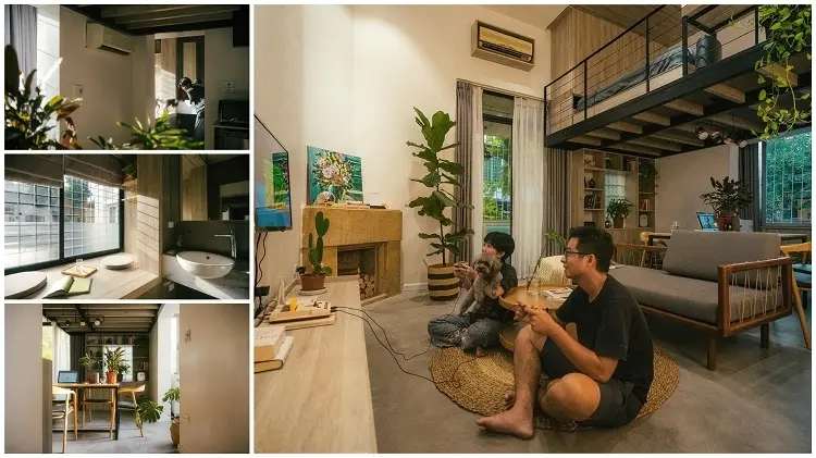 Anh Trần Xuân Trường, kiến trúc sư chính của dự án này cho biết: “Khó khăn nhất khi thiết kế và thi công căn phòng là giải quyết vấn đề về kết cấu, đảm bảo giữ nguyên và không phá vỡ phong cách chung của một căn biệt thự kiểu Pháp. Thi công lại hệ thống kỹ thuật để sử dụng tiện lợi hơn…”