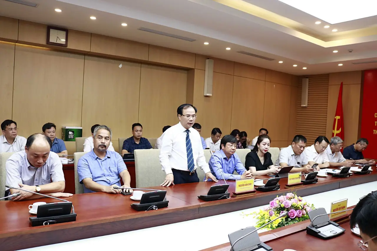 Thứ trưởng Bộ Xây dựng Nguyễn Văn Sinh phát biểu tại Lễ ký kết