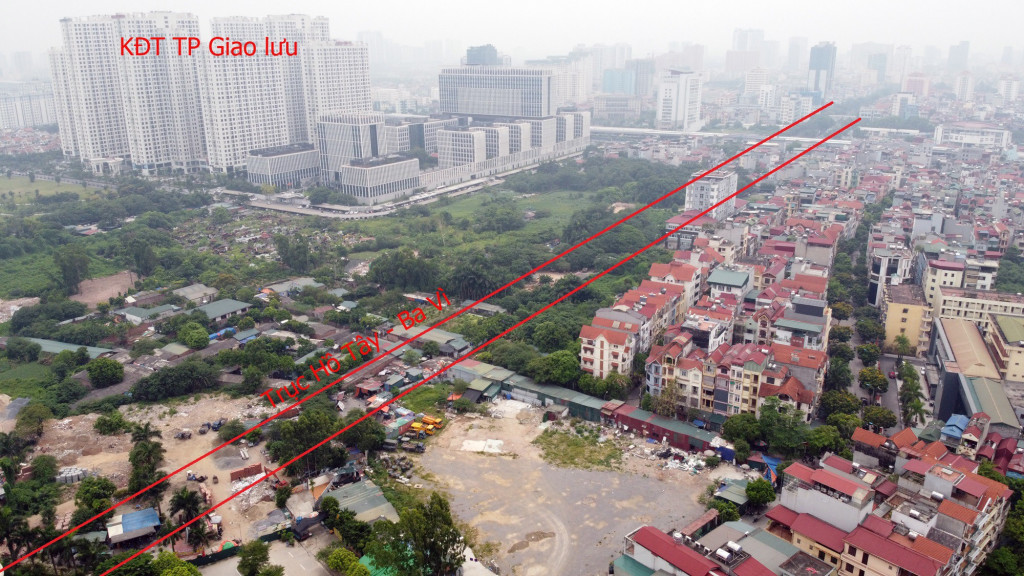 Dự án trục Hồ Tây – Ba Vì được quy hoạch đi qua giữa khu tái định cư: Bộ Xây dựng nói gì?