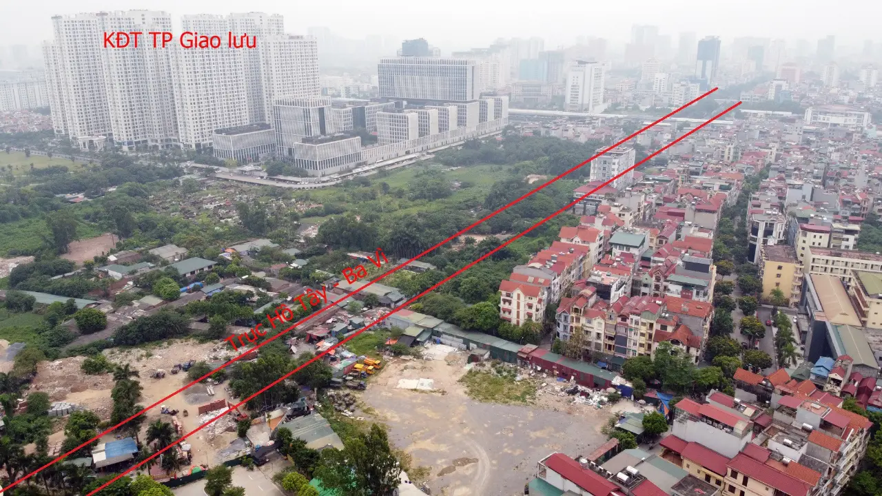 Dự án trục Hồ Tây – Ba Vì được quy hoạch đi qua giữa khu tái định cư: Bộ Xây dựng nói gì?