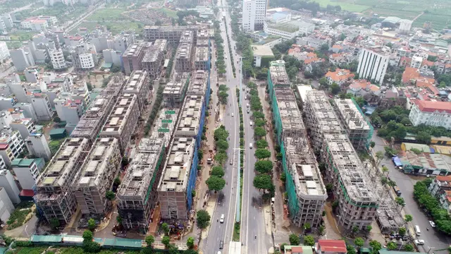 Các sản phẩm shophouse tại Him Lam Vạn Phúc đã xây dựng gần như xong mới được tung ra thị trường