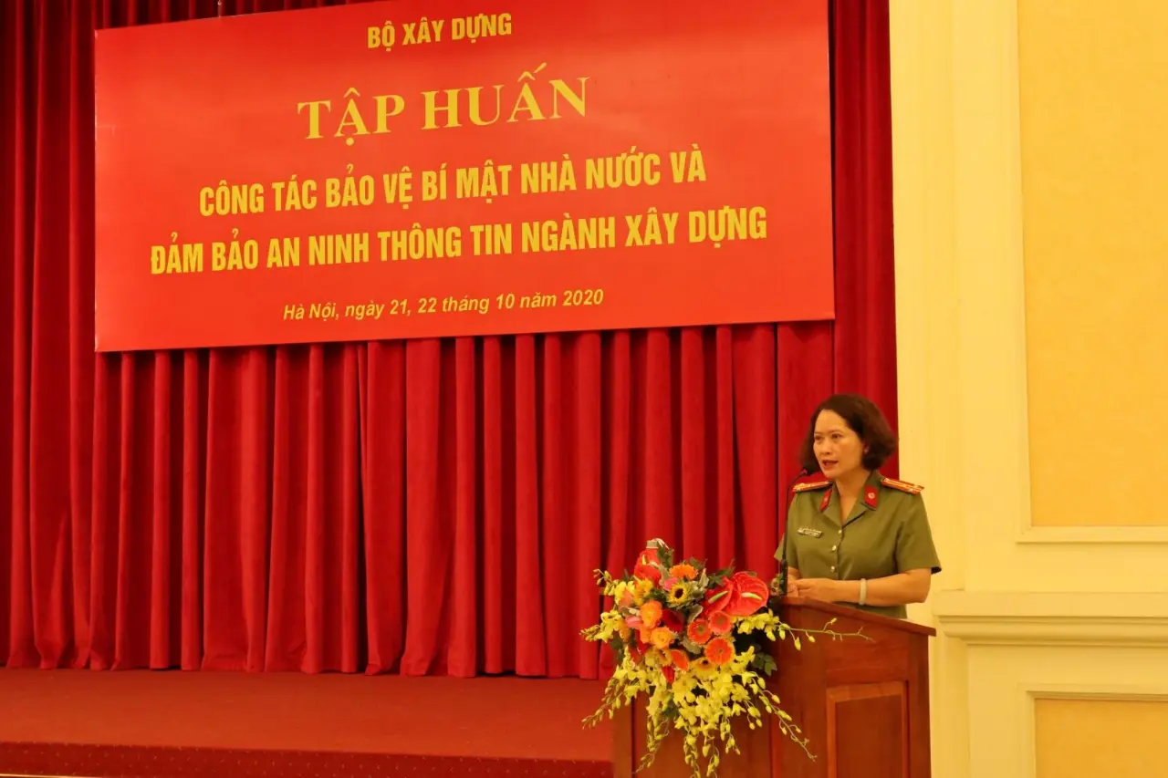 Bộ Xây dựng: Tập huấn công tác bảo vệ bí mật nhà nước và bảo đảm an ninh thông tin ngành Xây dựng năm 2020
