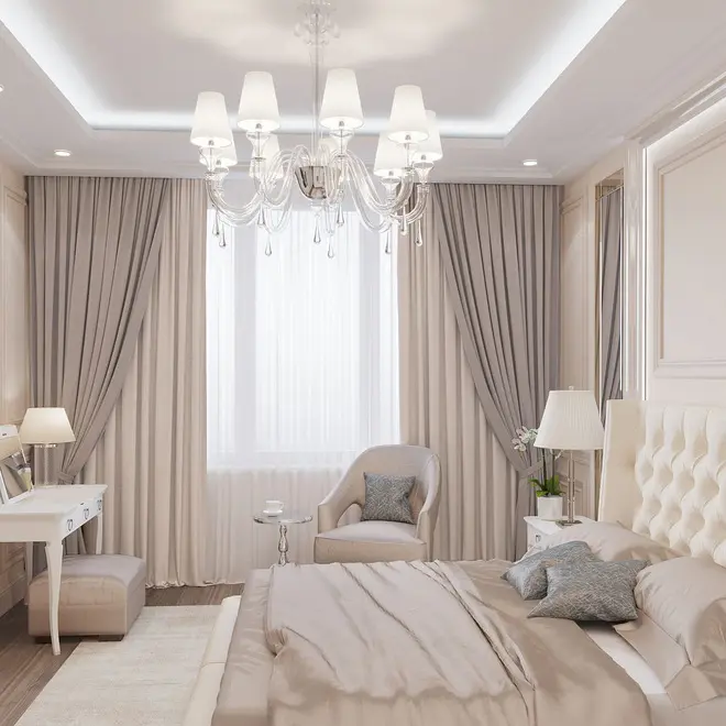 Căn phòng sẽ sang trọng hơn khi chiếc rèm được buộc bằng dây trang trí (Nguồn: Pinterest)