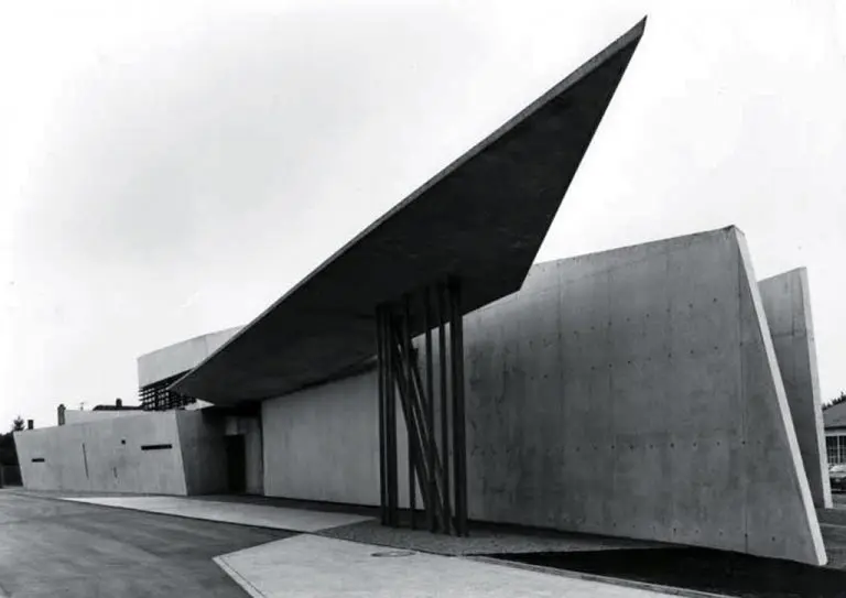 Trạm cứu hỏa Vitra (Weil am Rhein, Germany 1993). (Nguồn: Pritzker Priz)