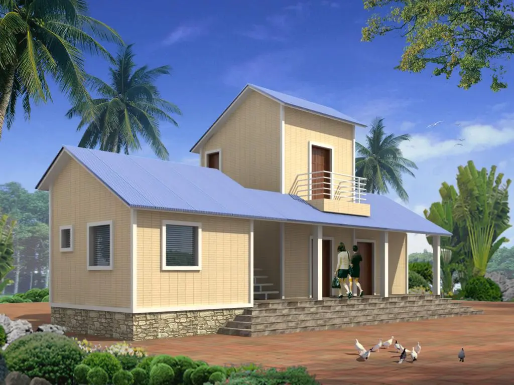 Nhà lõi tránh bão lụt mô hình thiết thực với người dân miền Trung