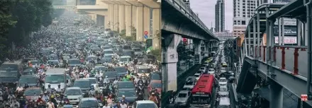 So sánh Hà Nội 2020 về thực trạng giao thông và bế tắc trong các dự án đường sắt đô thị tương đương với Bangkok (Thailand) năm 2000