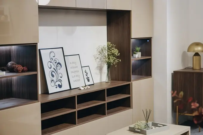 Nội thất gam màu nâu vừa sang trọng lại hợp phong thủy với gia chủ mệnh Mộc
