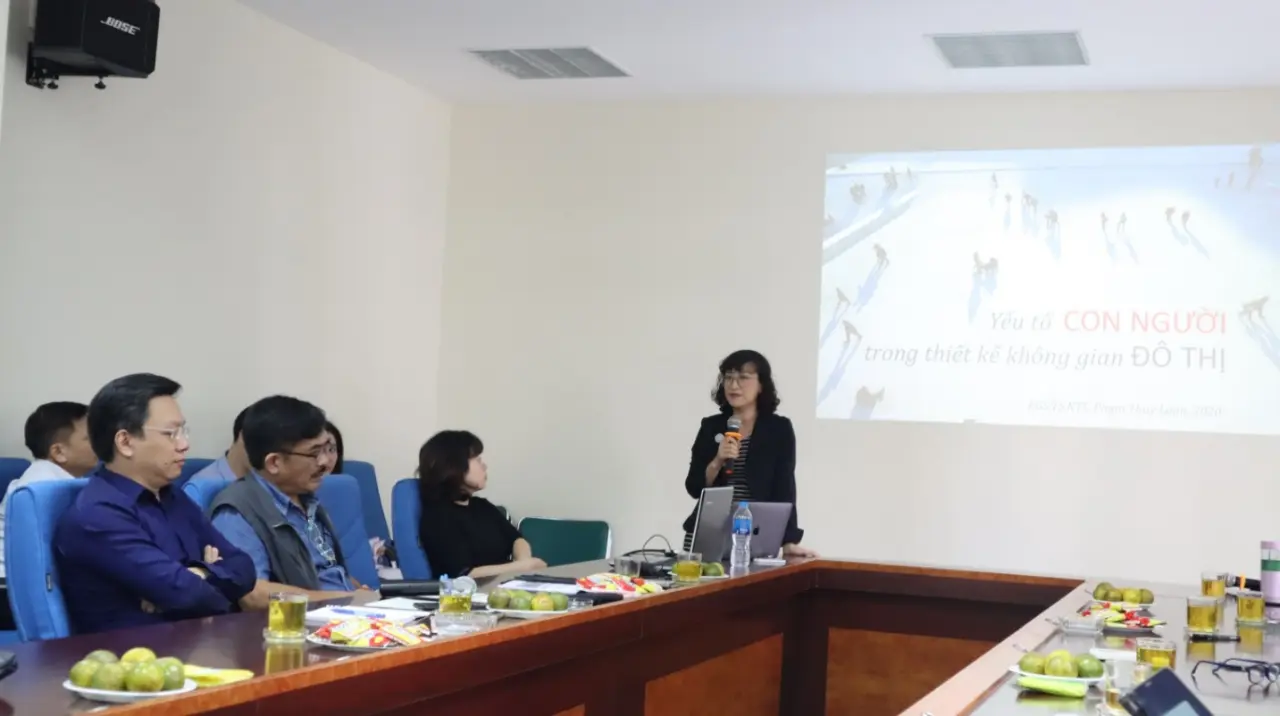 PGS.TS.KTS Phạm thúy Loan chia sẻ về yếu tố “con người” trong thiết kế cảnh quan đô thị mới