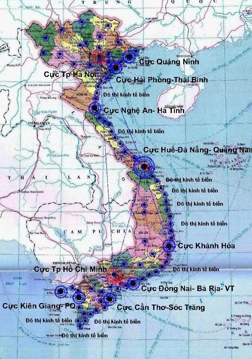 Đô thị mới sẽ là Đô thị kinh tế biển; Nông thôn mới sẽ phát triển vào phía trong và các đô thị hiện hữu sẽ hạn chế mở rộng được nâng cấp chất lượng nội đô. 