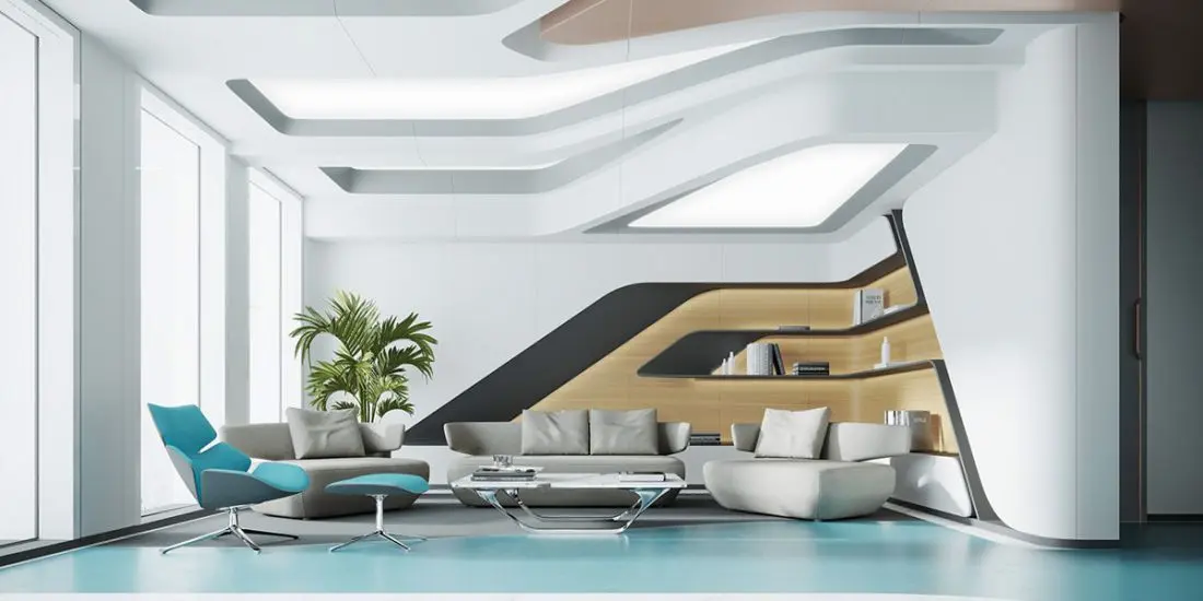 Ngôi nhà rộng 120 m2 này đưa chúng ta bay vào một phi thuyền đầy tuyệt hảo với ánh sáng chan hòa cùng lối trang trí màu xanh nước biển