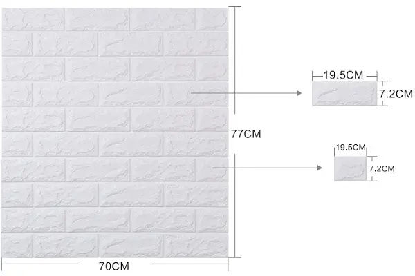 Đặc điểm, cấu tạo của xốp dán tường 3D giả gạch, giả đá