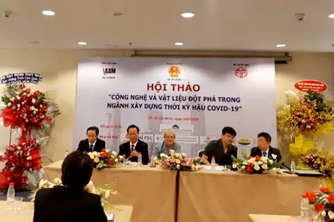 Thông báo Hội thảo “Công nghệ & Vật liệu đột phá trong ngành xây dựng thời kỳ hậu Covid-19”