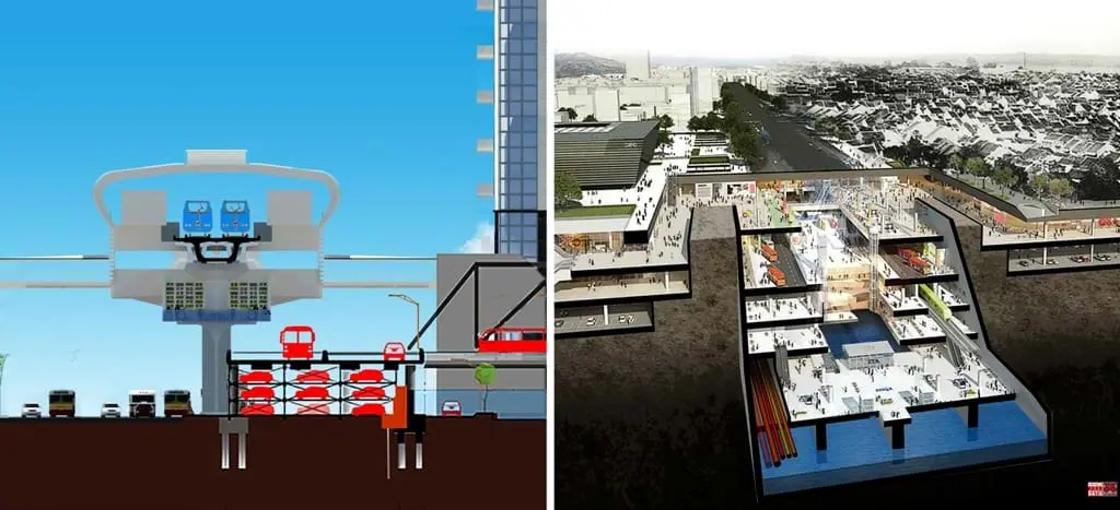 City Solution đề xuất giải pháp do đỗ xe trung tâm Hà Nội kết hợp với hạ tầng đường bộ, giao thông cá nhân và công cộng, đường sắt đô thị ngầm và trên cao. Phát triển giao thông với dịch vụ thương mại nhằm thu hút vốn đầu tư. Nguồn: TG