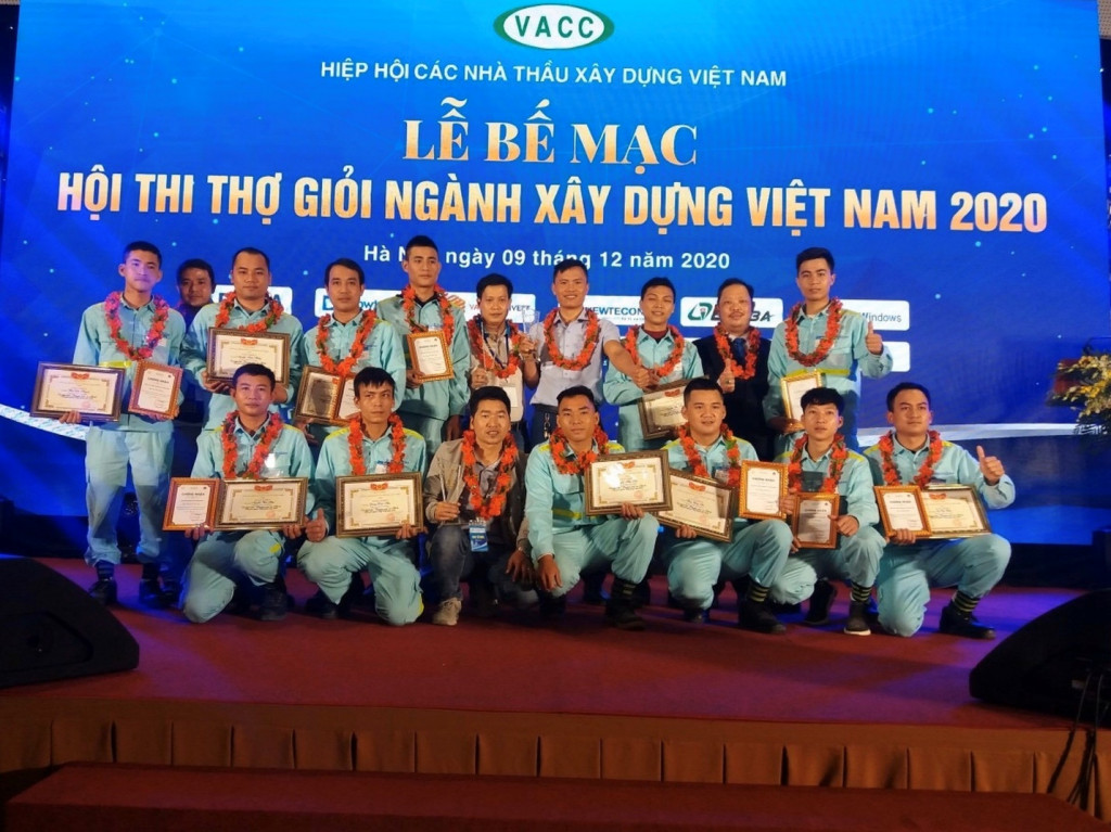 Eurowindow “thắng lớn” tại hội thi thợ giỏi ngành xây dựng Việt Nam 2020