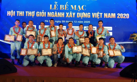 Eurowindow “thắng lớn” tại hội thi thợ giỏi ngành xây dựng Việt Nam 2020