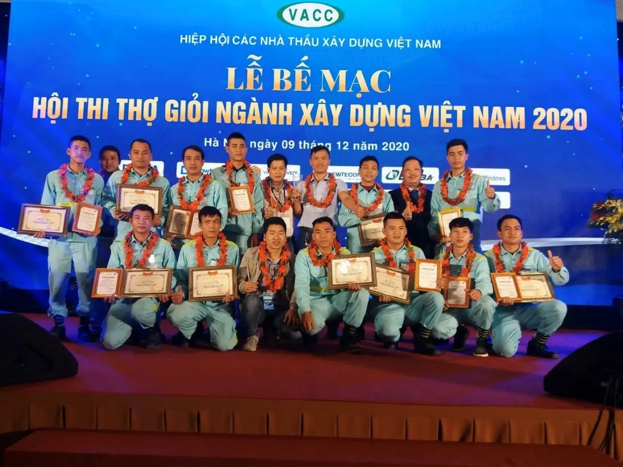 Eurowindow “thắng lớn” tại hội thi thợ giỏi ngành xây dựng Việt Nam 2020