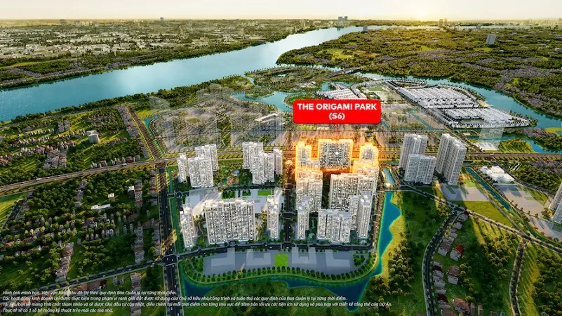 The Origami Park (S6) ra mắt cuối cùng với vị trí quy tụ nhiều cảnh quan sinh thái