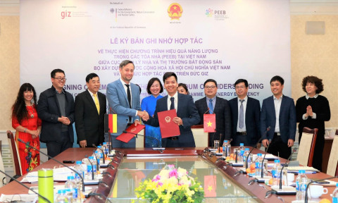 Bộ Xây dựng và GIZ ký Bản ghi nhớ hợp tác Chương trình nhà ở xanh Việt Nam 2021-2025