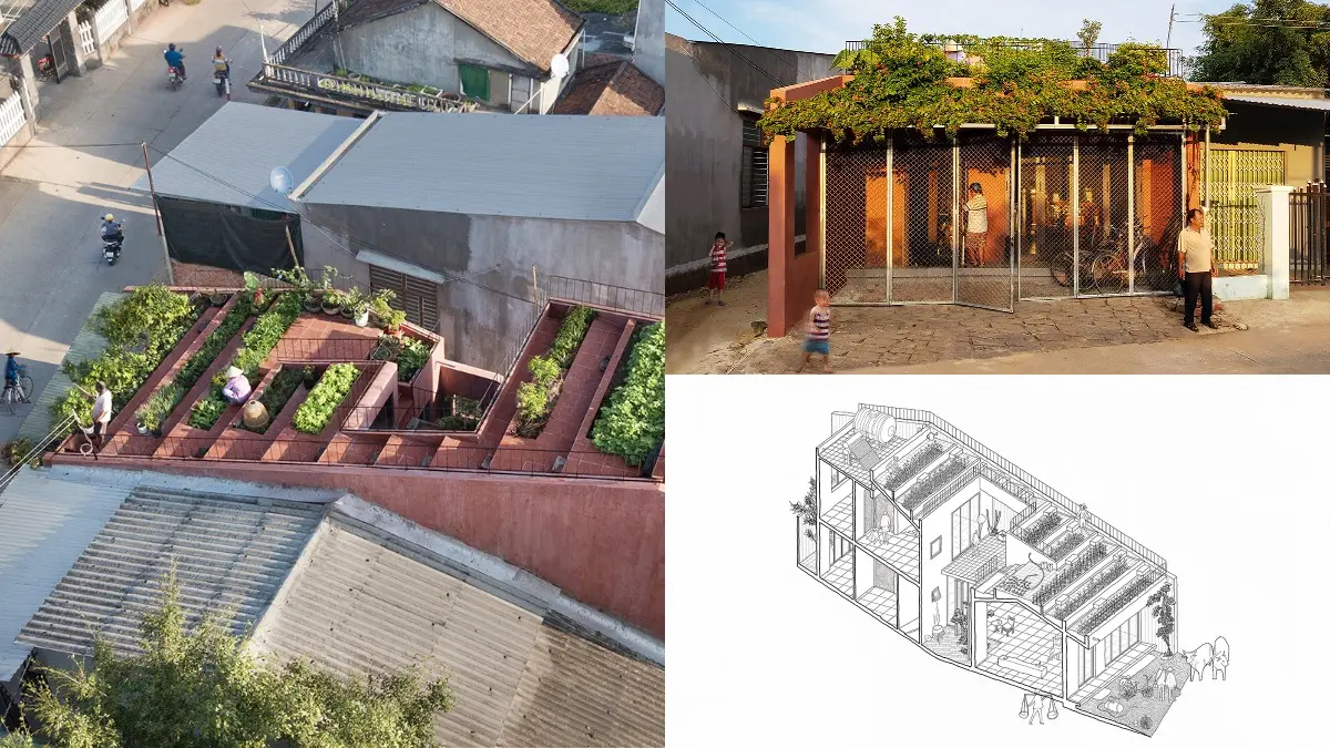 Nhà mái đỏ ở Quảng Ngãi được chọn là  Dự án kiến trúc của năm (Dezeen Awards 2020)