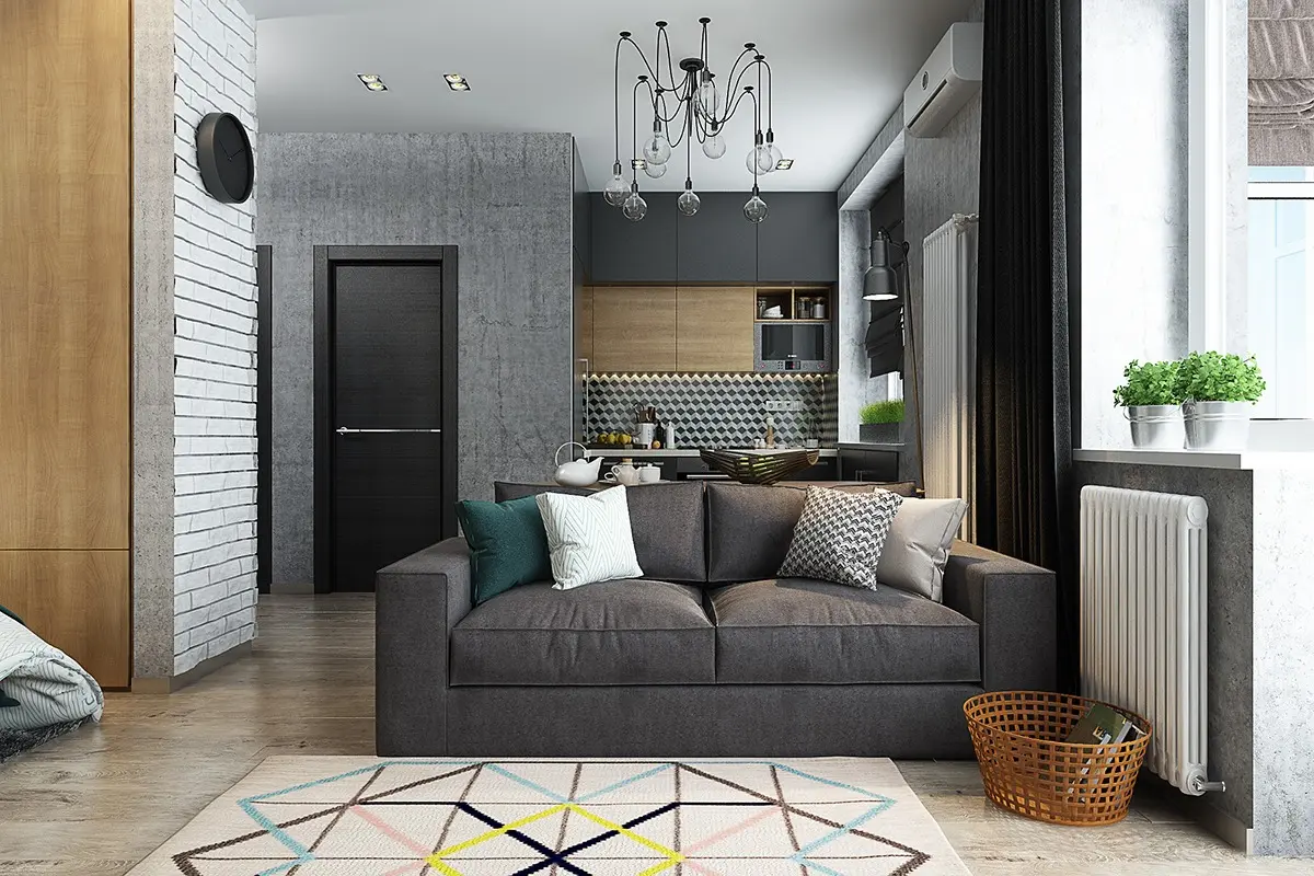 Thiết kế căn hộ nhỏ hơn 50m2 (P2)