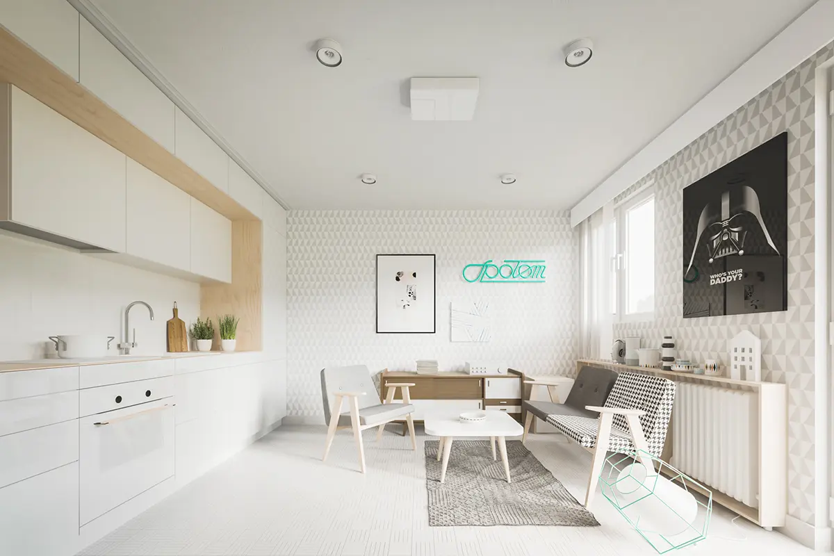 Thiết kế căn hộ nhỏ hơn 50m2 (P1)