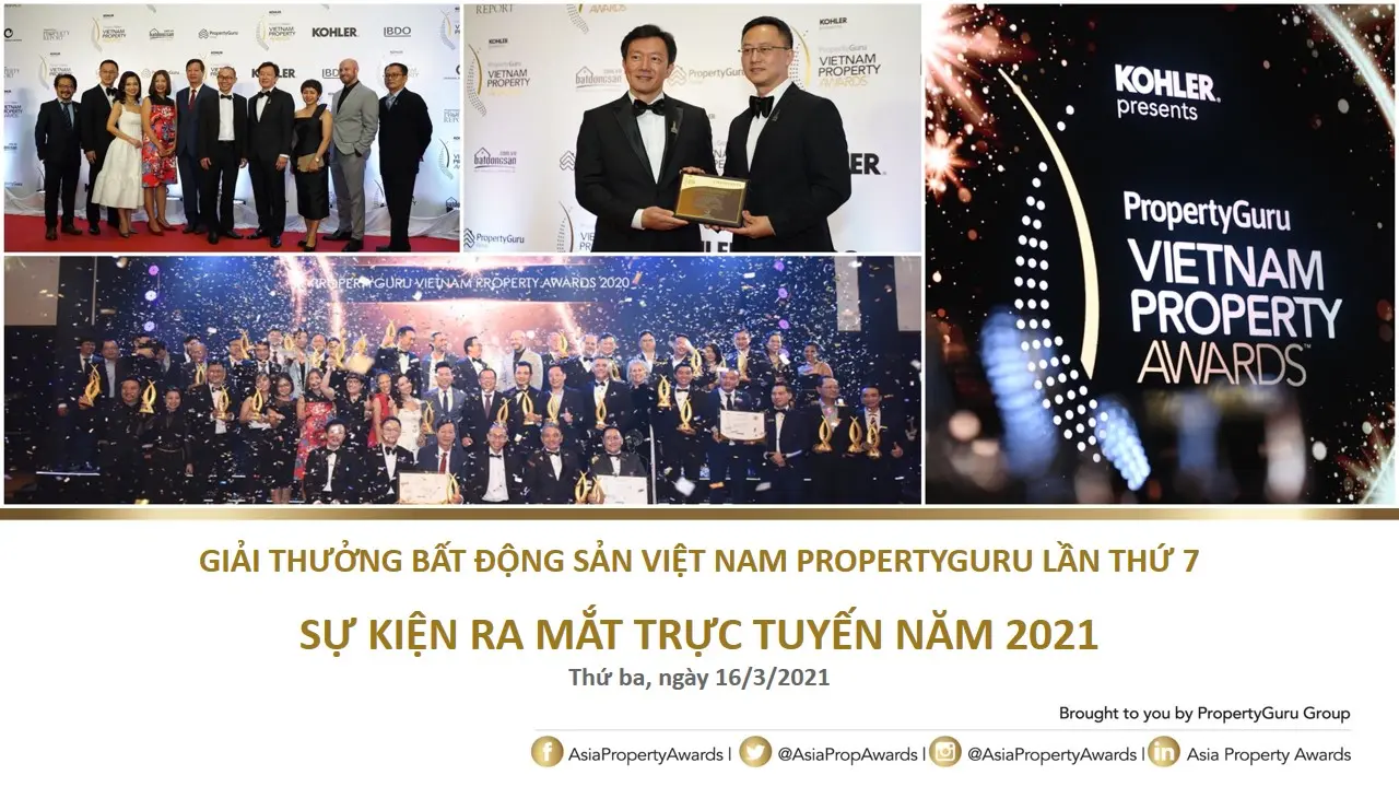 Giải thưởng bất động sản Việt Nam Propertyguru lần thứ 7 chính thức ra mắt
