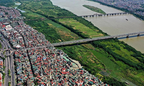 Đón quy hoạch sông Hồng: Giá đất bãi ‘dựng đứng’