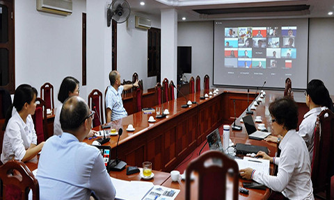 Hội nghị trực tuyến “Nghiên cứu vật liệu thích ứng với khí hậu trong bối cảnh KTXH của Việt Nam”