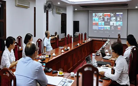 Hội nghị trực tuyến “Nghiên cứu vật liệu thích ứng với khí hậu trong bối cảnh KTXH của Việt Nam”