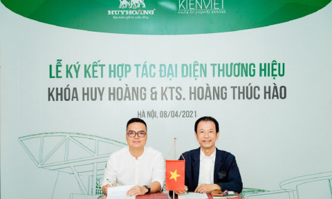 KTS Hoàng Thúc Hào trở thành đại diện thương hiệu Khóa Huy Hoàng