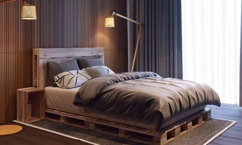 Ý tưởng giường Pallet DIY (P2)