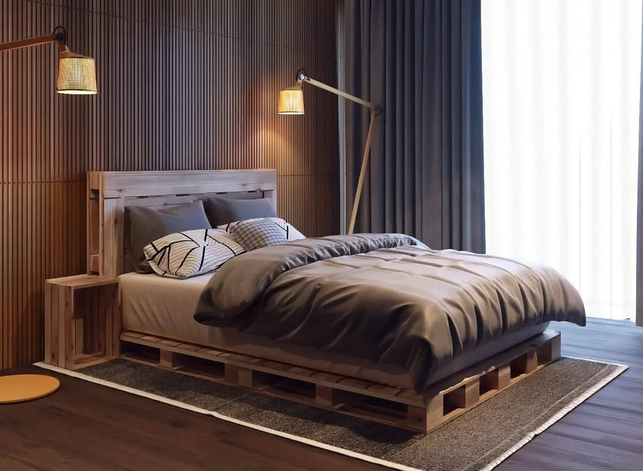 Ý tưởng giường Pallet DIY (P2)
